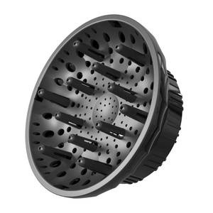 lot 2348 image: Universal Hair Diffuser for Blow Dryer - Fits All 1.4-2.4 inch Dryers, Professional Ionic Diffuser Attachment for CurlyWavy Hair, Reduces Frizz & Enhance Curls, Lightweight, Travel-Friendly (Black)