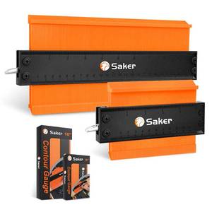 lot 2367 image: Saker Contour Gauge Duplication-Adjustable Lock-Precisely Copy Irregular Shape-Irregular Woodworking Tracing-Must Have Tool for DIY Handyman Men Husband Dad 10 Inch5 Inch