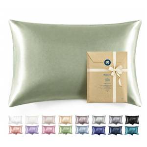 lot 2380 image: Bedsure Satin Pillowcase with Zipper,King Pillow Cases Set of 2