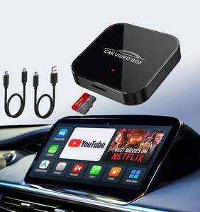 lot 2387 image: A 3-in-1 Wireless Carplay Adapter Support Apple CarPlay & Android Auto, Magic Video AI Box for Streaming Netflix YouTube,Upgraded Dual-Band WiFi, Converts Wired to Wireless Car Play for iPhoneAndroid
