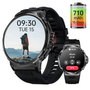 lot 2410 image: TiZOOP Smart Watch for Men 1.85 Big Screen Sport Fitness Tracker (Black)