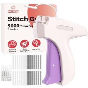lot 2439 image: Hybemmy Stitch Gun for Clothes, Tagging Gun, Quick Clothing Fixer, White