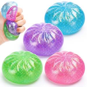 lot 2450 image: JolliLudo 4 Pcs Adult Balls Sensory Cube Soft Slow Rise for Gifts