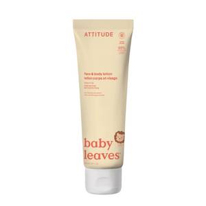 lot 2453 image: ATTITUDE Baby Lotion, EWG Verified Moisturizer, Dermatologically Tested Moisturizing Cream, Vegan and Cruelty-Free, Pear Nectar Scent, 8 Fl Oz