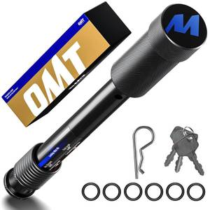 lot 2464 image: OMT Locking Hitch Pin Set with 58 Pin for 2 2.5 3 Inch Receiver