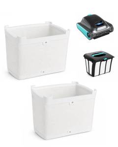 lot 2474 image: FEATCH 2-Pack 3�m Filter Basket Insert for Aiper Scuba S1 Pool Cleaner, Replacement Filter, Not Compatible with S1 Pro, White Frame Not Included