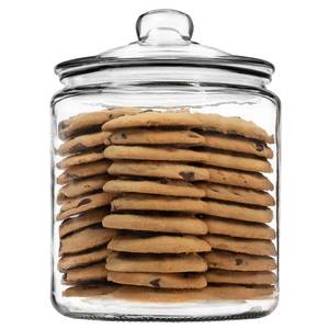 lot 7286 image: kitchentoolz 1 Gallon Glass Cookie Jar with Lid & Candy Jar  Glass Jars