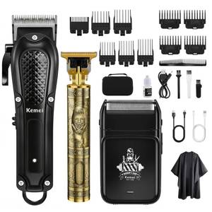 lot 7301 image: KEMEI Hair Clipper for Men, Beard Trimmer, Foil Shaver Set for Men