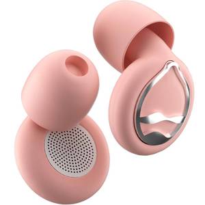 lot 8112 image: Avoxins Ear Plugs for Sleeping Ultra-Soft Silicone Earplugs for Noise Cancelling Concerts Reusable Noise Reduction Earbuds for Travel Focus Work 33dB Hearing Protection with 9 Ear Tips & Case (Pink)