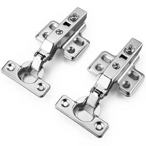 lot 8140 image: Luokim 2-Pack Soft Close 26mm Cup Cabinet Hinges for Thin Door(14-16mm)