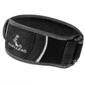 lot 8142 image: MUELLER Sports Medicine Hg80 Premium Tennis Elbow Support, Golfers Elbow Pain Relief For Men and Women, Black, SmallMedium