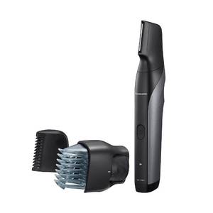 lot 8168 image: Panasonic Body Groomer for Men & Women, Unisex WetDry Cordless Electric Body Hair Trimmer for Men & Women w 2 Comb Attachments, Multi-Directional Shaving in Sensitive Areas - ER-GK80-S (Black)