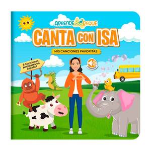 lot 8169 image: Aprende Peque Musical Sound Book for Toddlers 1��4  Canta con Isa Mis Canciones Favoritas  Interactive Spanish Music Book for Kids  6 Songs