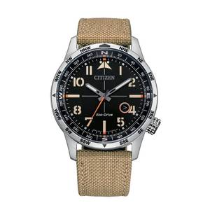CITIZEN Men's Eco-Drive Avion 43mm Stainless Steel BM7550-01E