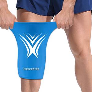 lot 8194 image: Extended Leg Knee Ice Pack Wrap Ice Sleeve for Knees Injuries Reusable Soft