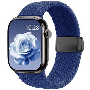 lot 8204 image: Braided Stretchy Magnetic Band Compatible with Apple Watch Bands Women Men