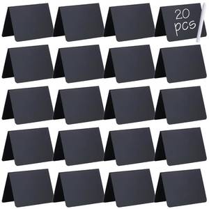 lot 8220 image: 20 Pack Mini Chalkboard Signs, Food Labels for Party Buffet Catering, 4x3