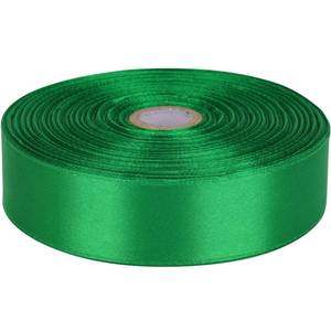 lot 8225 image: Baocuan 1 inch Green Satin Ribbon 50 Yards Solid Fabric Ribbons Roll for Wedding Invitations, Bridal Bouquets, Sewing, Party Decorations, Gift Wrapping and More