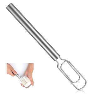 lot 8271 image: LXUEJIE Danish Dough Whisk for Sourdough Starter, 12Stainless Steel Sourdough Starter Spatula & Dough Mixer, Bread Whisk for Cooking, Whisking, Sourdoughs, Pizza, Dishwasher Safe