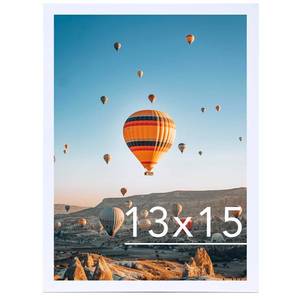 lot 8276 image: JCJMY 13x15 Picture Frame White for Wall Hanging, Wall Mounting Horizontally or Vertically, 13 x 15 Wall Gallery Poster Photo Frame with Shatter Resistant Plexiglass, White