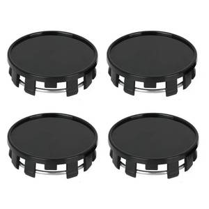 lot 8288 image: Suleto Car Wheel Center Caps Cover Kit Outer 54mm 2.12 inches Inner 50mm 1.96 inches Plastic Wheel Center Cover Caps Decor Kit Snap-in for Cars Rims Center Hub Cover Caps, 4Pack Black