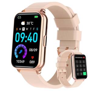 lot 10353 image: Virozis Smart Watch Fitness Tracker MakeAnswer Calls for Women Men with Heart Rate Blood Oxygen Sleep Monitor Sports Modes Step Calorie Counter IP68 Waterproof for Android Phones and iPhone