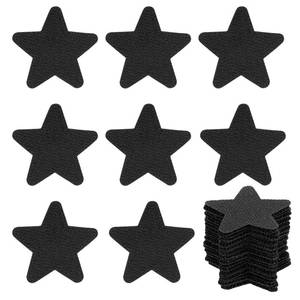 lot 10356 image: PATIKIL 1.6 Carpet Spot Markers, 35Pcs Star Floor Dots Markers Carpet Spots for Teacher Classroom Decoration Elementary Preschool Supplies, Black