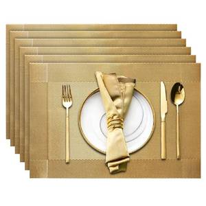 lot 10357 image: Trophable Placemats Set of 6 Table Placemats Heat Resistant Woven Placemats