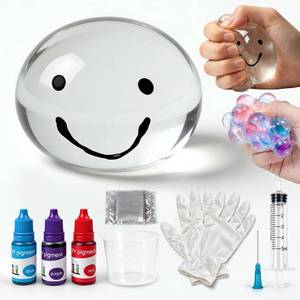 lot 10358 image: Lrthyonis Pimple Popping Toy,Stress Relief Squeeze Toy �� Large Reusable Silicone Pimple Popper Fidget Toy Set, Soft Sensory Toy for Adults, ASMR Satisfying Play ( Crystal Bubble Ball)