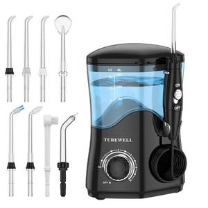 lot 13981 image: TUREWELL Water Dental Flosser with 8 Tips
