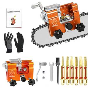 lot 14008 image: NINGHW Chainsaw Sharpener Jig Kit, Portable Manual