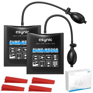 lot 14015 image: eSynic 2 Pack Air Wedge Bag Kit 300lbs Lifting Capacity