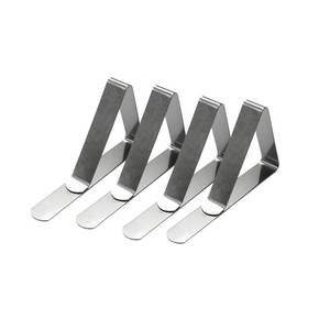 lot 14023 image: ETCAR Stainless Steel Tablecloth Clips, 4-Pack