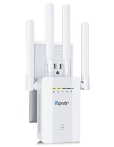 lot 14083 image: FLBI WiFi Extender Signal Booster, 16K Sq Ft