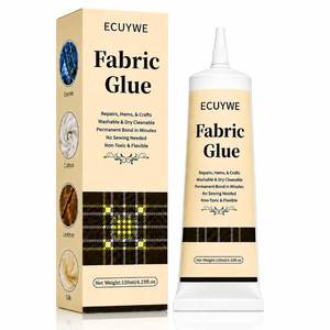 lot 14085 image: Ecuywe Fabric Glue Permanent 4.23oz No Sew Adhesive