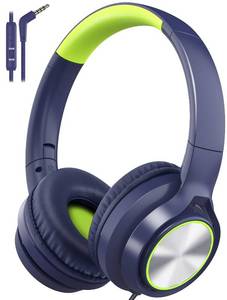 lot 14086 image: Voopwink Kids Wired Over-Ear Headphones with Microphone