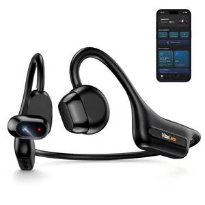 lot 14122 image: VibeLens MusicCam Bone Conduction Headphones with 1080P Camera