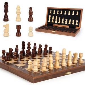 Kvintes Magnetic Chess Set 12-Inch Folding Board