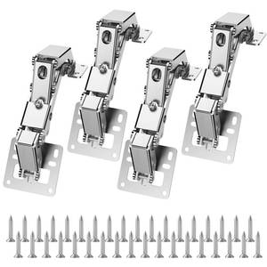 lot 14149 image: Ziyue 4 Pack 170° Soft Close Cabinet Hinges