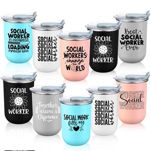 lot 17022 image: Reallnaive 10-Pack Stainless Steel Coffee Cups 12oz