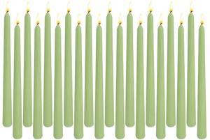 lot 17036 image: Benjaer Sage Green Taper Candles 10 Inch 20-Pack