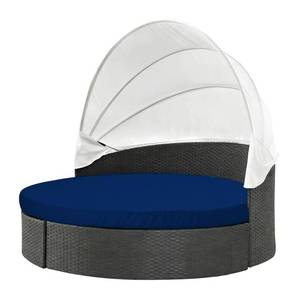 lot 18141 image: Thankyall Outdoor Daybed Cushion Cover 66 Navy Blue