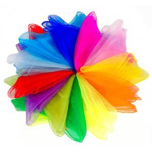 lot 18149 image: Lolakee Juggling Scarves, 12-Piece Set, 24 Inches
