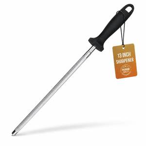 lot 18173 image: Fanerfun 13 Inch Carbon Steel Honing Rod
