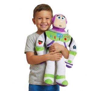 lot 19223 image: Jay Franco Kids Toy Story Plush Pillow Buddy - Large Ultra-Soft Stuffed Plushie & Cozy Pillow, Official Licensed Product, 22 Inches, Multi - Toy Story Buzz Lightyear