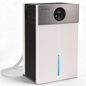 lot 19239 image: ZELUNA Small Dehumidifier with Drain Hose for Home