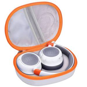 lot 20291 image: Headphone Case for JBL Junior 470NC JR 470 NCJR 460 NCTune 670NC Kids Headphone (Box Only) (Grey-Orange)