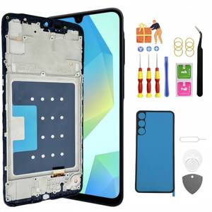 lot 20296 image: Galaxy A16 5G LCD Display Screen Assembly Replacement for Samsung A16 5G Touch Digitizer Screen with Frame Toolkits SM-A166U A166U1 A166P with Frame (Not for 4G,SM-A166B)