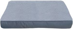 lot 20312 image: Dalema Dog Bed Cover 41L x 27W x 4H Inch,Heavy Duty Durable Waterproof Fluffy Soft Short Plush Replacement Dog Bed Covers,Washable Removable Pet Bed Mattress Cover with Zipper.Grey,Cover Only.