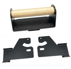lot 20313 image: Upgraded Handle & Hinge Kit for Blackstone 28 inch Griddle Cover Lid Hinges